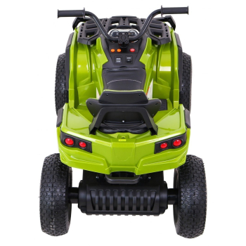 Quad ATV Air na akumulator dla dzieci Zielony + Koła pompowane + Radio MP3 + Wolny Start